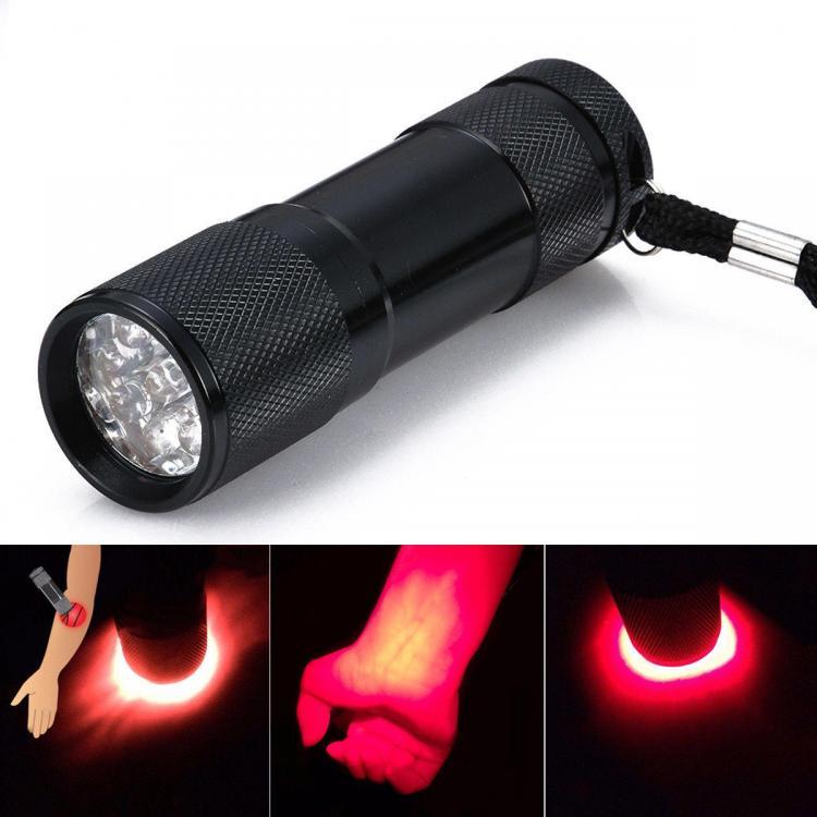 shopping מודדי לחץ דם וחום Portable Red LED Light Transilluminator Clinicians Nurses Vein Finder Viewer