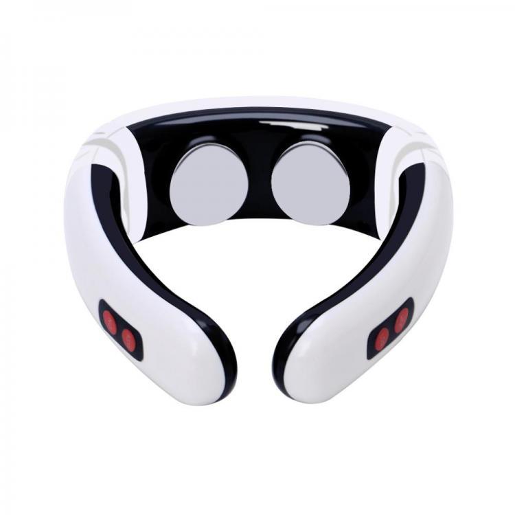 shopping מוצרי בריאות KCASA Electric Pulse Energy Cervical Vertebra Massage Tools Massager Device With Squishy Pads