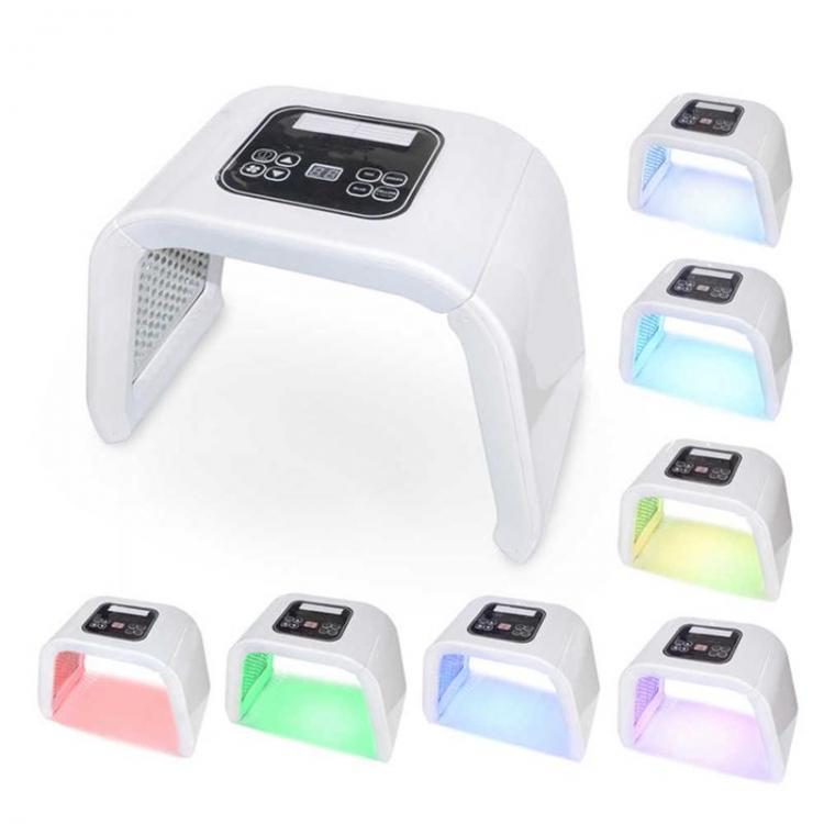 shopping מוצרי בריאות 7 Colors Facial Skin Care Device Beauty Instrument Electric Face Tightening Whitening Lifting Phototherapy Spectrometer PDT LED SP