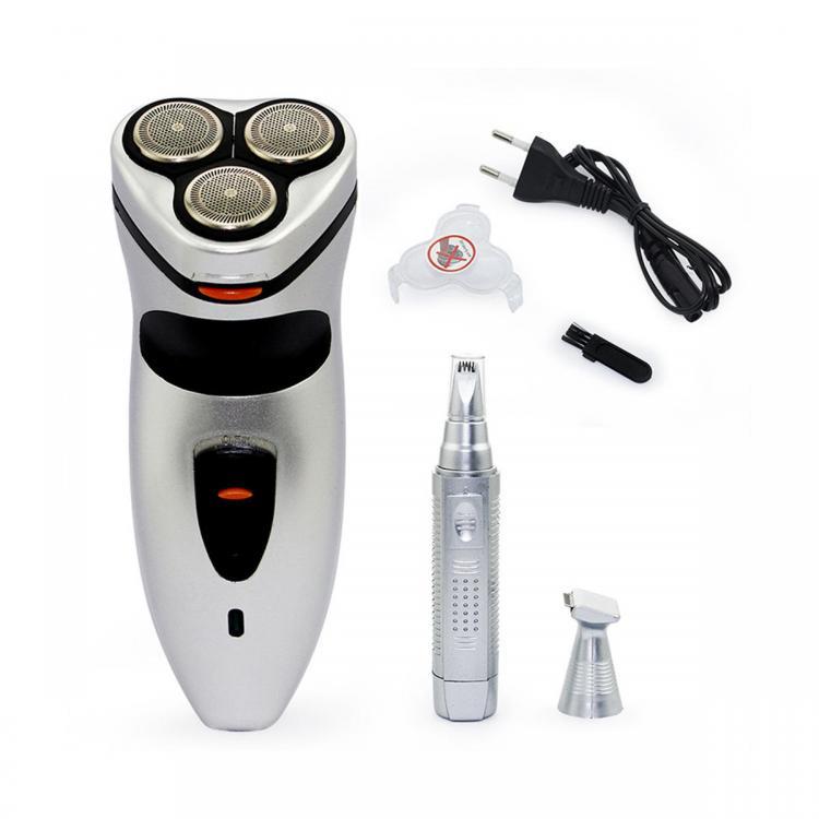 shopping ציוד גילוח והסרת שיער 3 in 1 Smart Electric Rechargeable Low noise Hair Trimmer Shaver Cutter Clipper Men Kit with Mirror