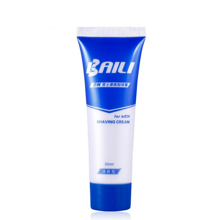 shopping ציוד גילוח והסרת שיער BAILI&reg; Shaving Cream Beard Refreshing Men Mid Formula Skin Protection Shaver Razor Use