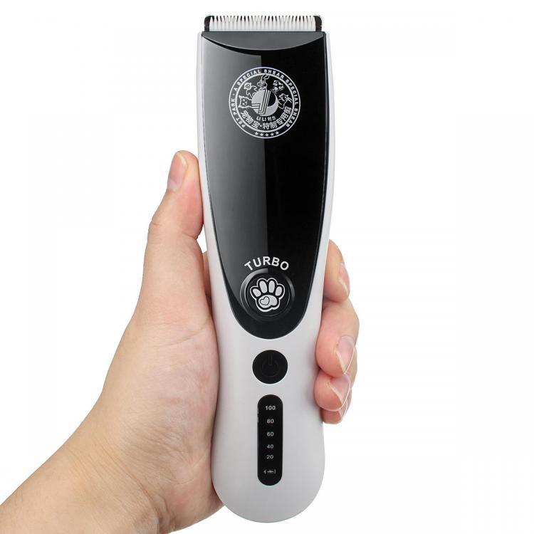 shopping ציוד גילוח והסרת שיער Professional Pet Cat Dog Hair Clipper Grooming Electric USB Rechargeable Trimmer