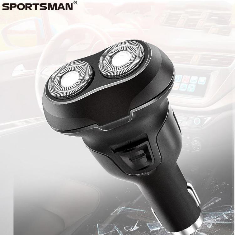 shopping ציוד גילוח והסרת שיער Sportsman&reg; Car Charger Electric Razor Rotatable Electric Shaver Vehicle-mounted Safety Hammer Men