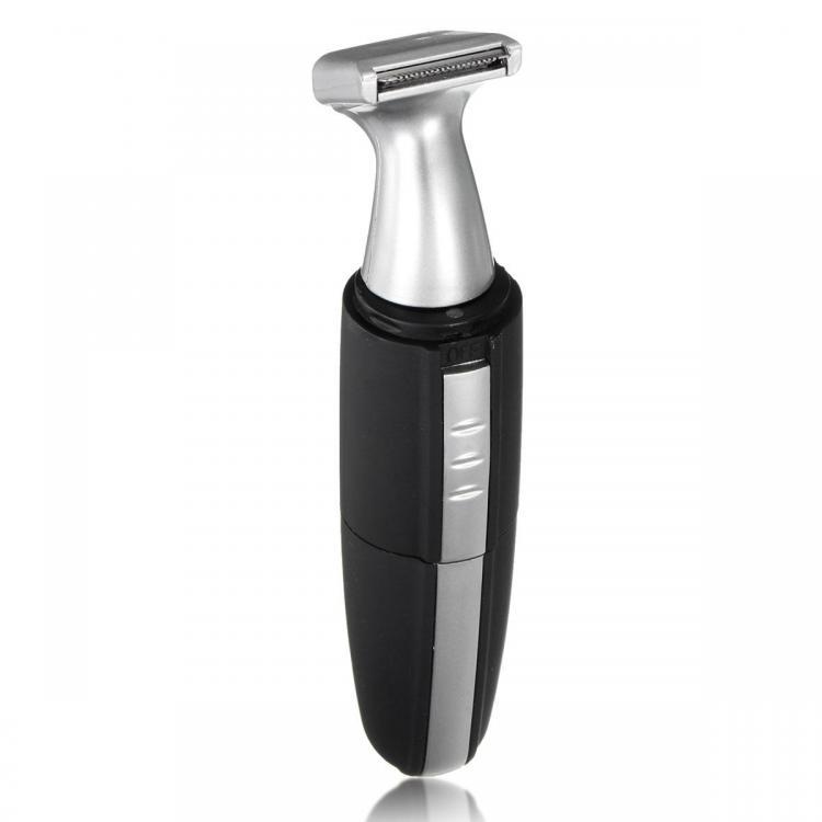 shopping ציוד גילוח והסרת שיער KM-600 Mute 2 In 1 Nose Ear LED Light Sideburn Beard Hair Trimmer Eyebrow Clipper