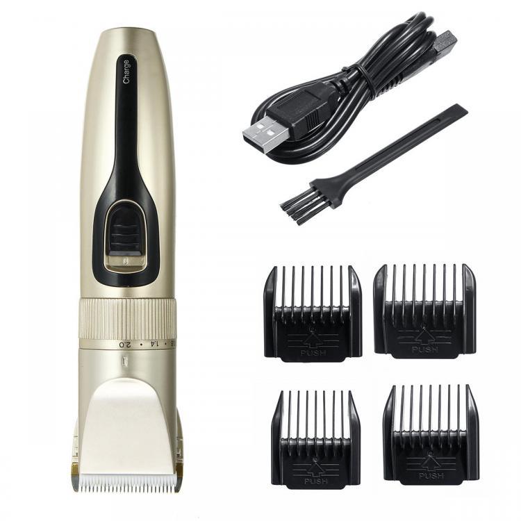 shopping ציוד גילוח והסרת שיער 100V-240V Rechargeable Electric Cat Dog Clipper Cordless Pet Clippers Hair Shaver Grooming Trimmer