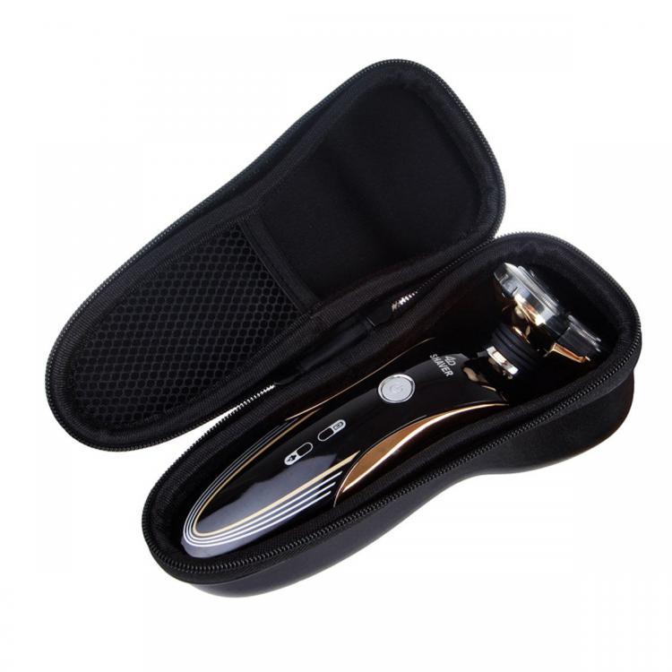 shopping ציוד גילוח והסרת שיער Men's Travel Hard Protective Pouch Cosmetic Storage Bag For Shaving Machine