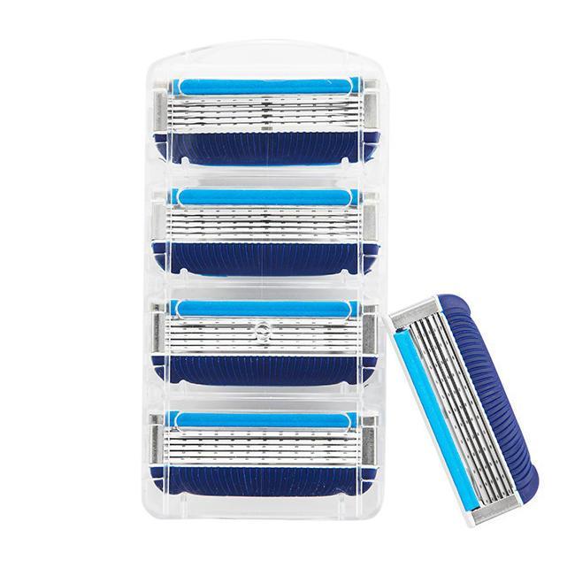 shopping ציוד גילוח והסרת שיער 5 Layers Sharp Blades Shaver Replacement Head for Gillette 5 Series