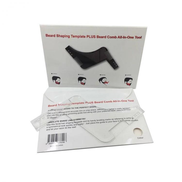 shopping ציוד גילוח והסרת שיער Beard Grooming Shaping Comb for Shaving Symmetric Beards Shaper Styling Template Kit Guide