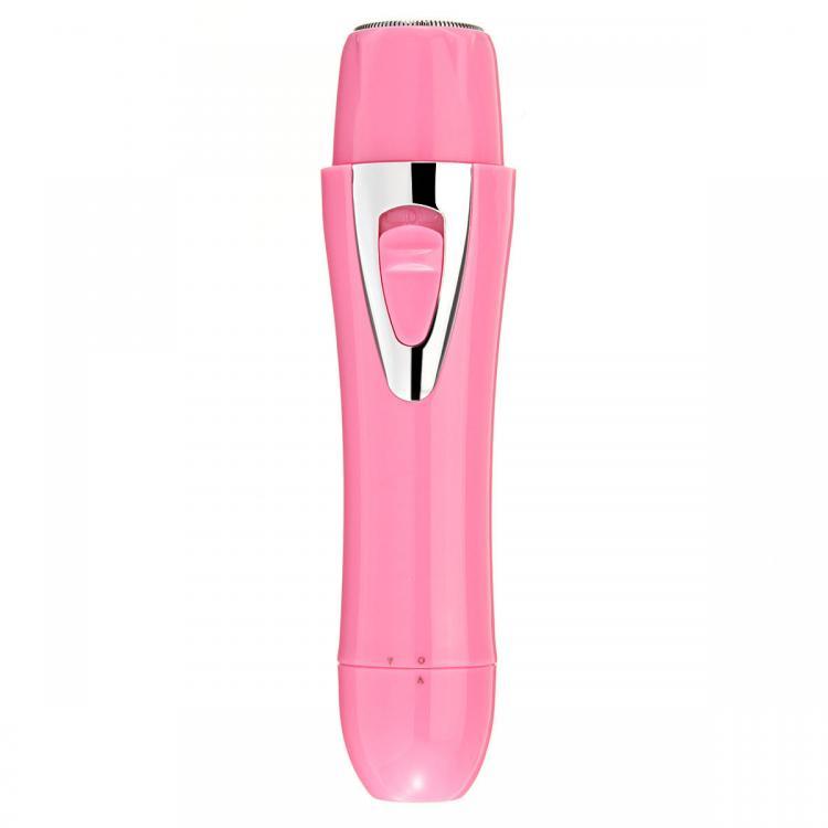 shopping ציוד גילוח והסרת שיער 2 in 1 Women Electric Shaver Painless Facial Body Hair Remover Epilator USB Charging