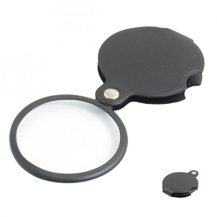 shopping משקפי קריאה 5 Times Magnifying Glass HD Lens Handheld Folding Portable Reading Glasses