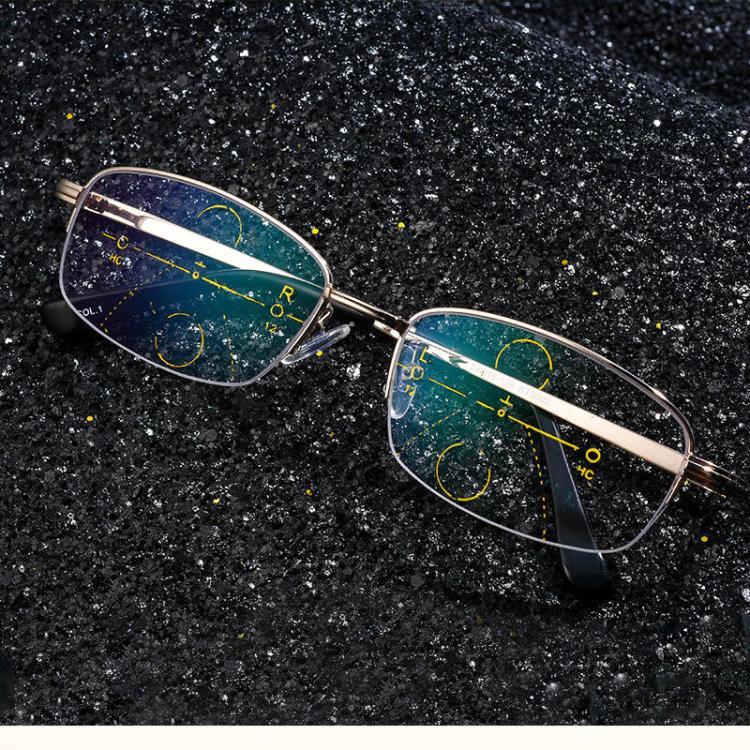 shopping משקפי קריאה KCASA Intelligent Reading Glasses Progressive Multifocal Lens Presbyopia Alloy Frame Anti Fatigue