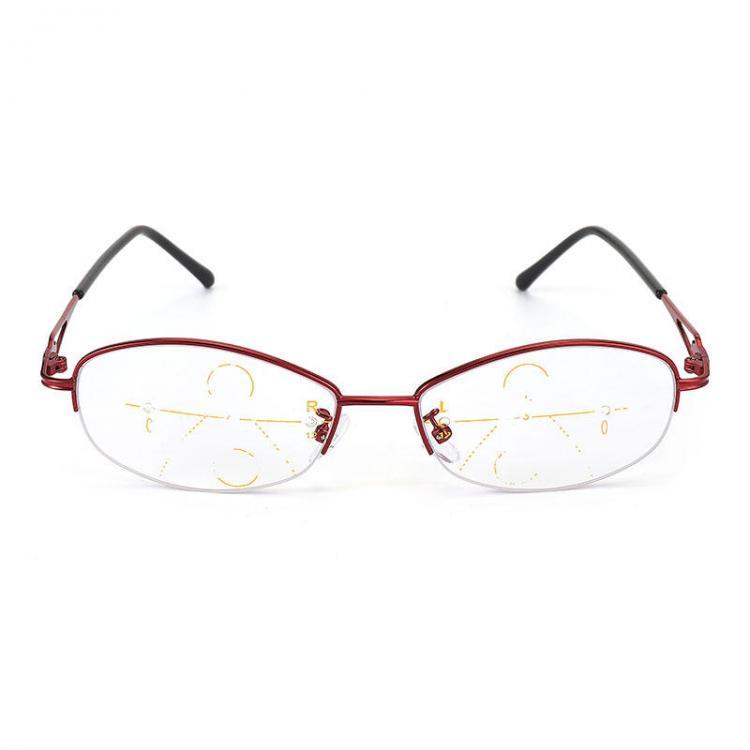 shopping משקפי קריאה KCASA Progressive Multifocal Lens Presbyopia Reading Glasses Alloy Frame Anti Fatigue
