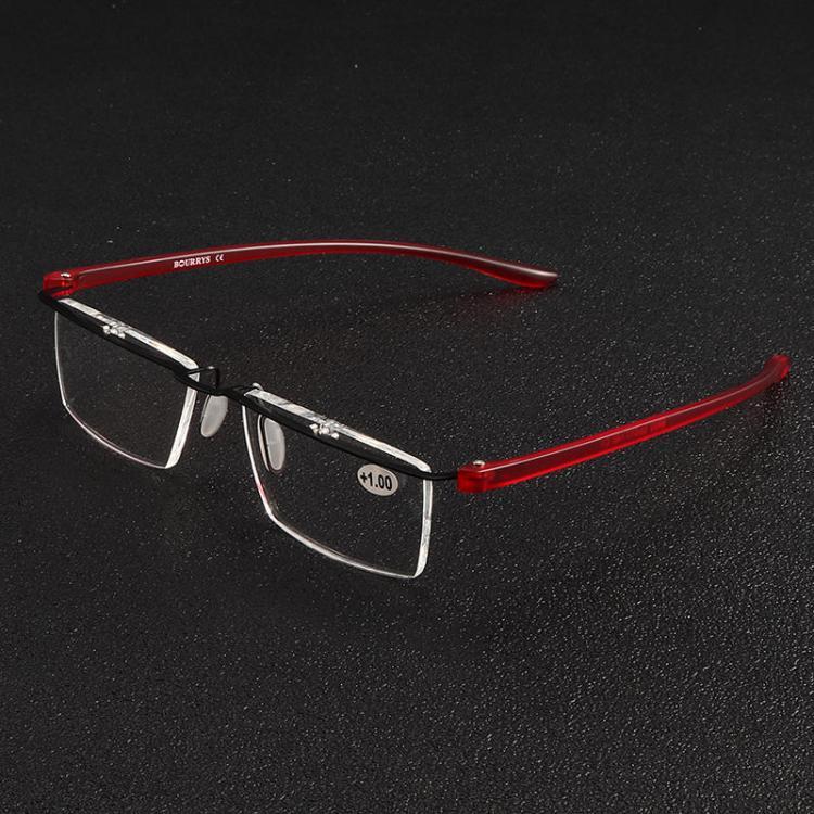 shopping משקפי קריאה BROADISON Rimless Presbyopia Reading Glasses Super Lightweight Fashionable