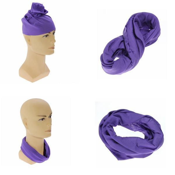 shopping פיאות ותוספות שיער Multi-function Unisex Bandanas Head Wrap Scarf Wrist Band Hat Men Women 9 Colors