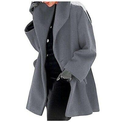 shopping מעילים וג׳קטים European and American Women's Fashion Plus Size Shawl Collar Woolen Coat Women