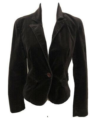 shopping מעילים וג׳קטים PORTMANS Vintage Velvet Chocolate Lined Jacket. Size 6. GUC