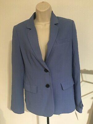 shopping מעילים וג׳קטים New Jack Wills Ladies Blue Full Lined Jacket Blazer Size 10