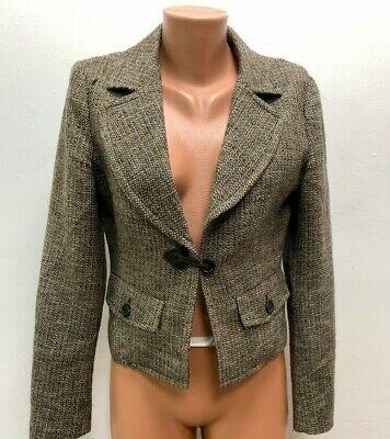 shopping מעילים וג׳קטים MAX&CO by MAX MARA Gr.DE 40 59%WOLLE Jacke Blazer Beige Braun kariert