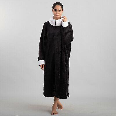 shopping מעילים וג׳קטים PASSAGE Magenta Polyester Robe with Faux Fur Trim One Size Plus Ultra Soft