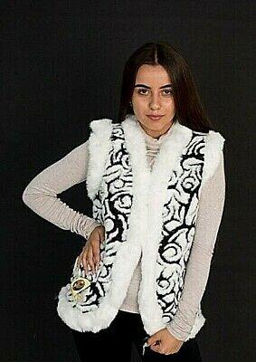 shopping מעילים וג׳קטים Sleeveless jacket Sheepskin shearling vest Fur vest White fur Warm vest