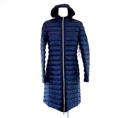 shopping מעילים וג׳קטים Como No. 1 Women's Coat Quilted Coat Hood Blue Lightweight Size 36 S Np 299 New