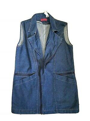 shopping מעילים וג׳קטים Carol's Denims Women's Size S Denim Jean Vest Double Breasted Zip #BBN