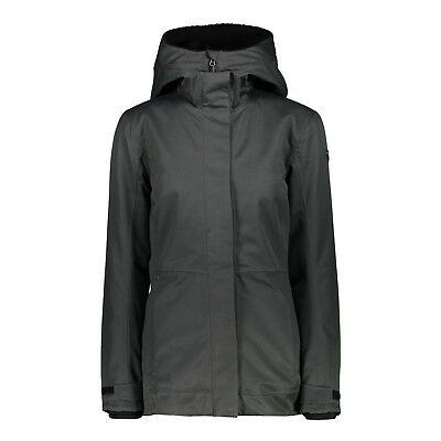 shopping מעילים וג׳קטים CMP Outdoorjacke jacke WOMAN MID JACKET FIX HOOD dunkelgrün winddicht