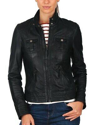shopping מעילים וג׳קטים Klassisch Damen Echt Lammleder Echtleder Jacke Slim Fit Biker -WJ226