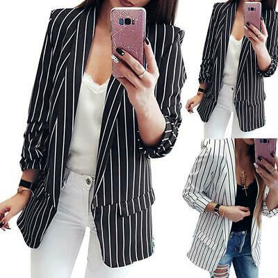 shopping מעילים וג׳קטים Autumn Winter Fits Women Blazer Mujer Formal Jackets Office Lady Open Front
