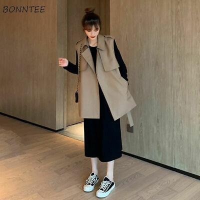 shopping מעילים וג׳קטים Waistcoats Women College Loose Harajuku Trendy All-match Outwear Casual Newest