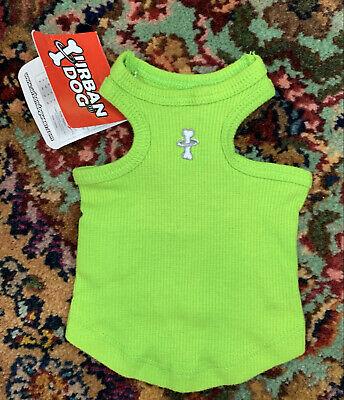 shopping ציוד לחיות מחמד Urban Dog Wear Dog Tank Top Green NWT Size 2 Chihuahua, Poodle Toy, Yorkshire