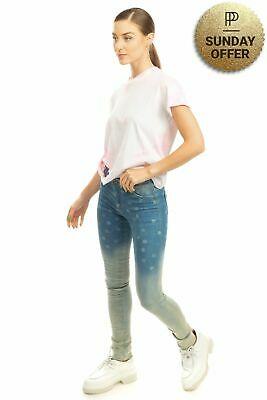 shopping מכנסיים RRP €120 MANILA GRACE DENIM Jeggings Size 28 Stretch Distressed Bleached Zip Fly