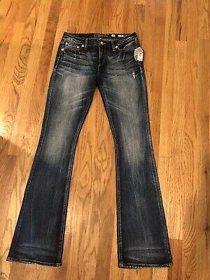 shopping מכנסיים MISS ME 28 X 24 NWT bling Medium Wash Boot Cut Jeans