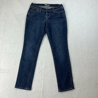 shopping מכנסיים Old Navy Jeans Womens 2 Short Blue The Flirt Straight 5 Pocket Denim