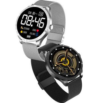 shopping רכב על שלט [Dual Dynamic UI Styles] Newwear Q9L 1.28 inch IPS Screen BT5.0 Fun Small Game Physiological Period Reminder Heart Rate Blood Pres