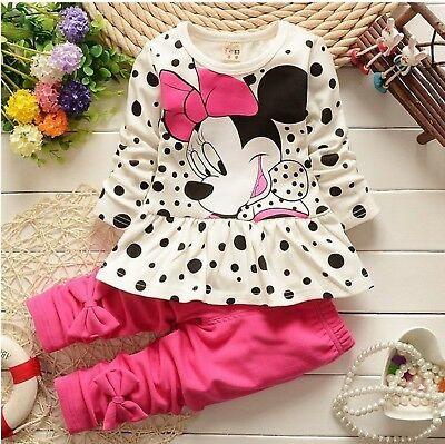 shopping אופנה ילדים Children Clothing 2018 Autumn Winter Baby Girls Clothes T-shirt+Pants 2pcs Set