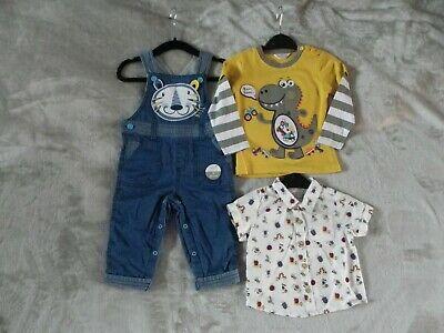 shopping אופנה ילדים Children's Clothes 3 Items by M&Co  Sizes 0-3 Months 3-6 Months 6-9 Months.