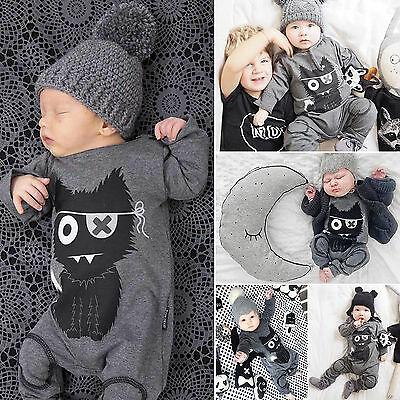 shopping אופנה ילדים Infants Baby Kid Boys Girls Long Sleeve Romper Bodysuit Jumpsuit Casual Outfits