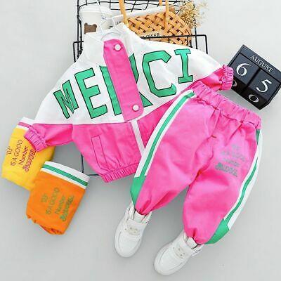 shopping אופנה ילדים Kid Tracksuit Unisex Clothing Set Casual Long Sleeve Letter Zipper Outfit Infant
