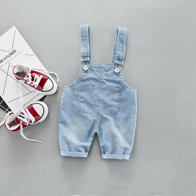 shopping אופנה ילדים Toddler Kids Baby Boys Girls Overall Pants Denim Suspender Trousers Jean Clothes