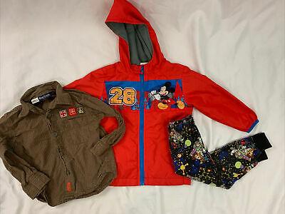 shopping אופנה ילדים Boy's Baby Size 2T Mixed Clothing Lot of 3, Mickey Jacket, Buzz Pants Kid Pajama