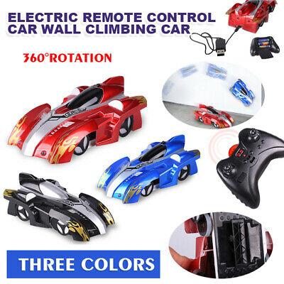 shopping רכב על שלט 360° Rotating Drift Wall Climbing Remote Control Car Stunt RC Racing Kids Toy US