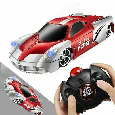 shopping רכב על שלט Wall Climbing Car Remote Control LED Stunt Racing Car for Boy Kids Toy Xmas Gift