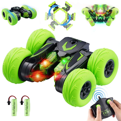 shopping רכב על שלט OYE HOYE RC Stunt Cars for Kids, 4WD 360° Rotating & Flipping Remote Control Car