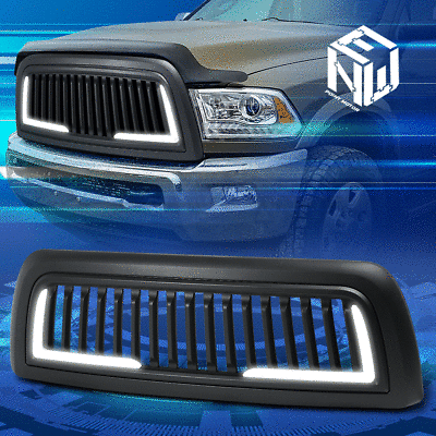 shopping חלקים לרכב For 10-18 Dodge Ram 2500 3500 LED DRL Matte Vertical Bumper Grille Replacement