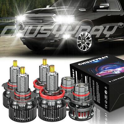 shopping חלקים לרכב For 2016-2018 Dodge RAM 1500 2500 3500 Led Headlight Hi/Lo+Fog light Bulb L7plus