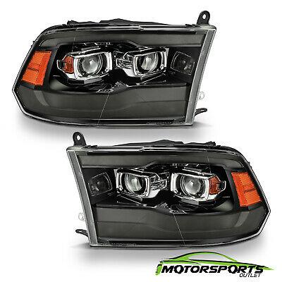 shopping חלקים לרכב For 2009-2018 Dodge Ram Smoke Black Switchback Projector Headlights w/ LED DRL
