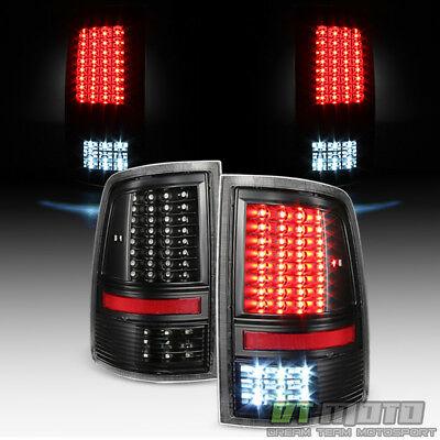 shopping חלקים לרכב 2009-2018 Dodge Ram 1500 10-18 2500 3500 Black Full LED Tail Lights Brake Lamps