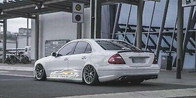shopping חלקים לרכב Carbon Fiber Trunk Spoiler Wing AMG Style For 02-09 Mercedes Benz E-Class W211