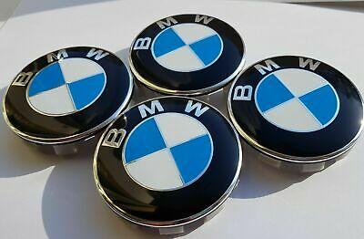 shopping חלקים לרכב 4PCS 68mm Wheel Center Hub Caps Logo Badge Emble for BMW 1-3-5-7 Series X1X3X5X6